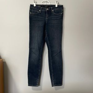 Nine West skinny cigarette leg distressed denim
